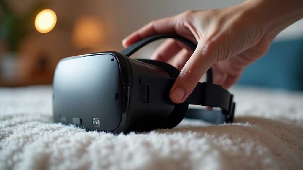 balanced vr headset comfort