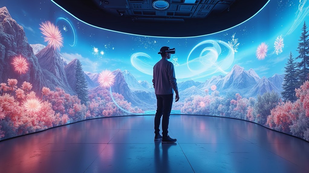 immersive mixed reality displays