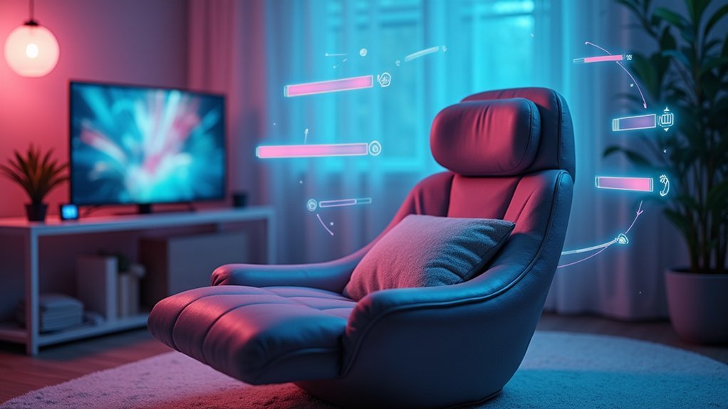 adaptive seated interface controls