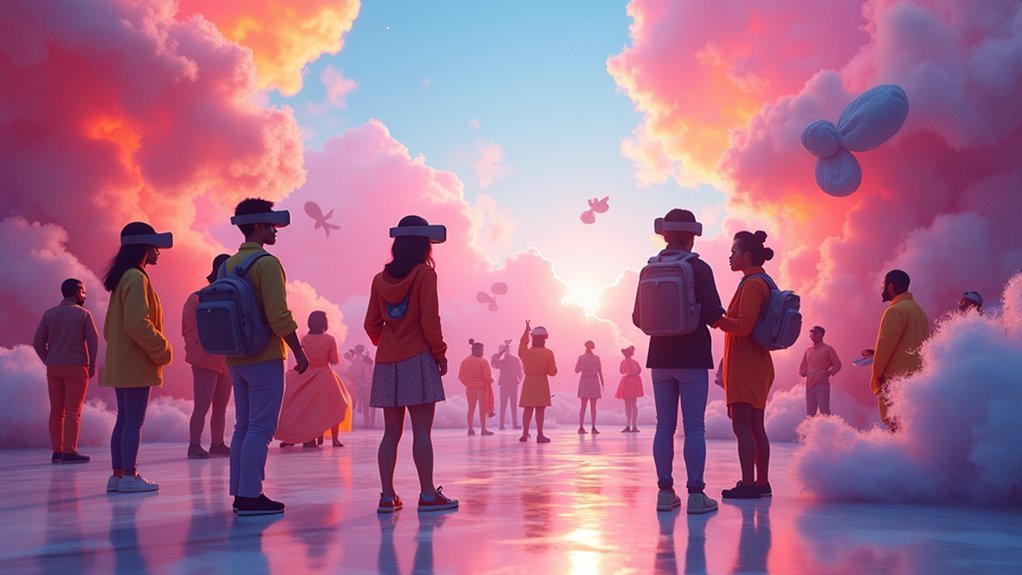browser based virtual socializing