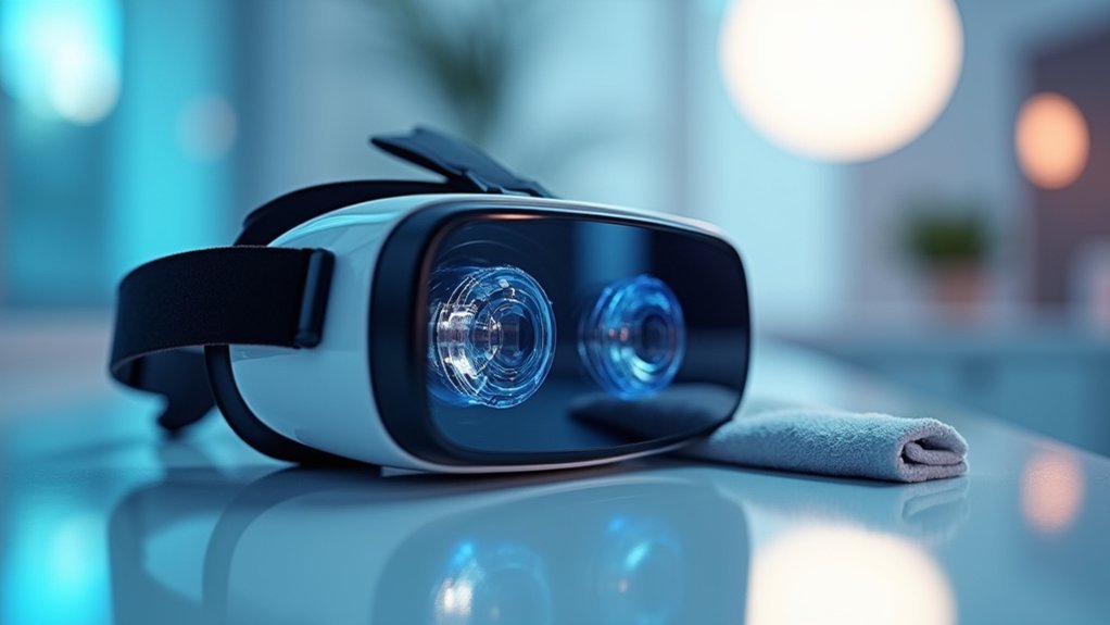 clean vr lenses regularly
