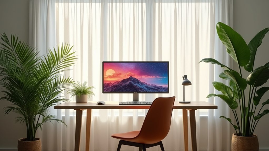 control lighting and distractions