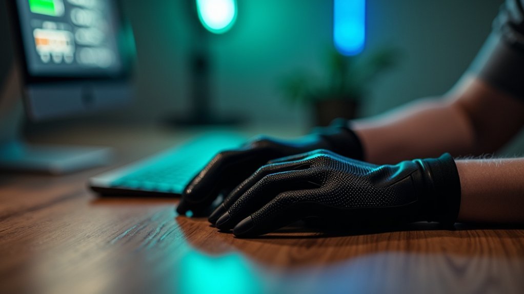 haptic gloves battery performance