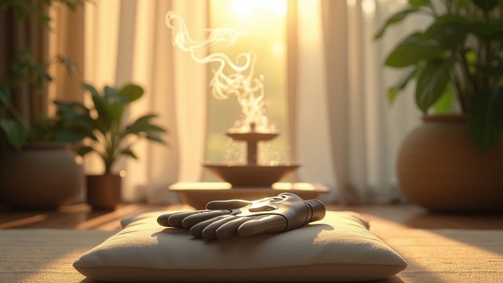 haptic gloves enhance meditation