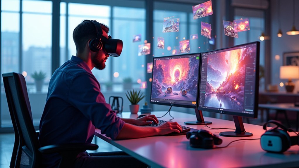 immersive development with unity