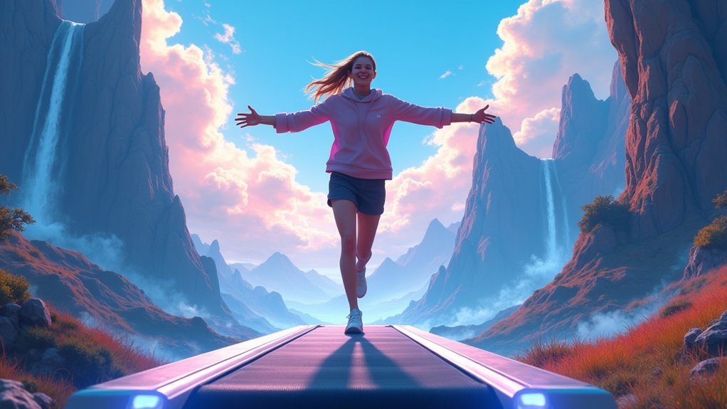 immersive omnidirectional treadmill experience