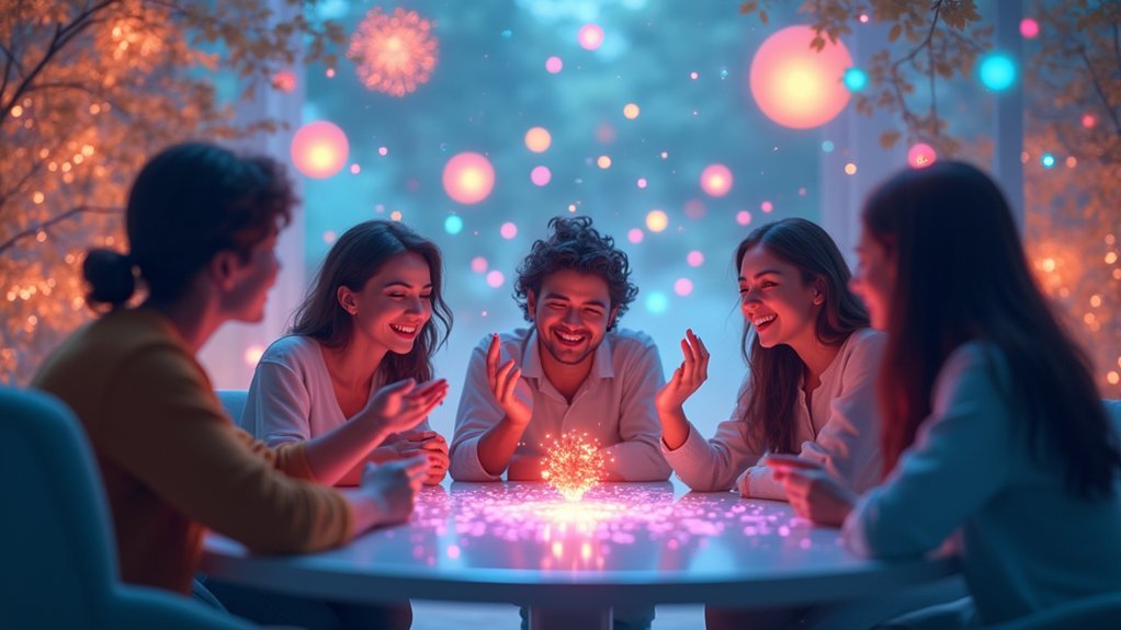 immersive virtual team connections