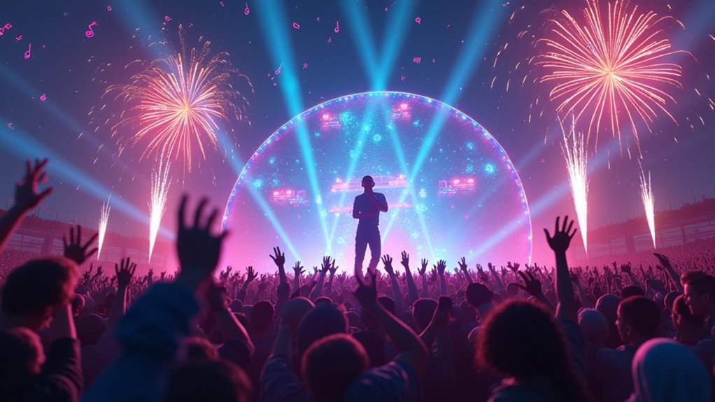 interactive concert fan engagement