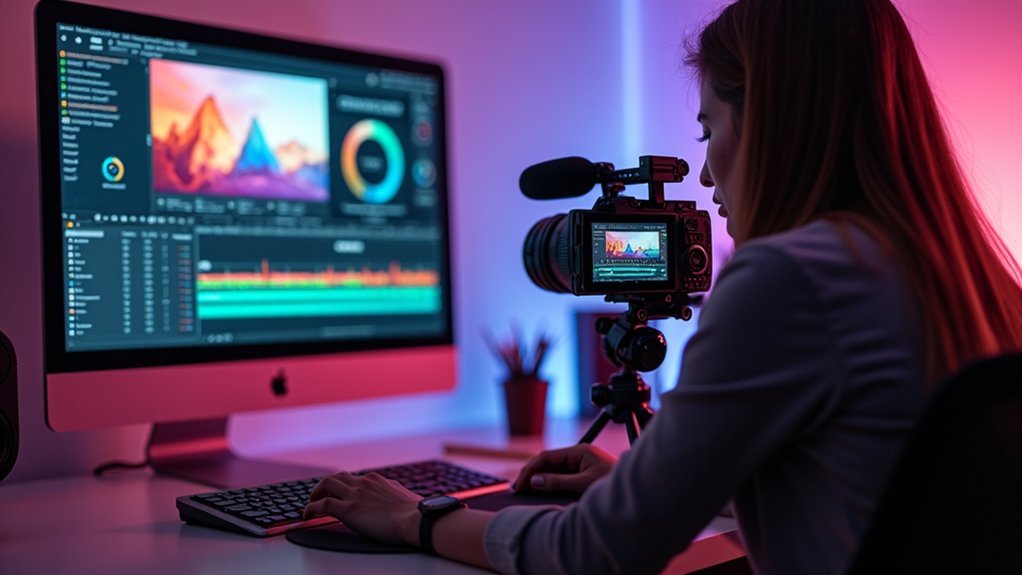 monitor 360 degree video processing