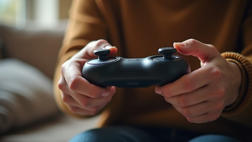 natural relaxed hand positioning