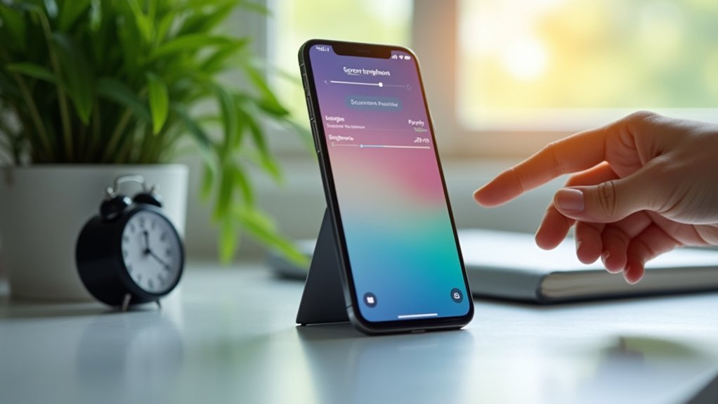 optimize brightness and timeout