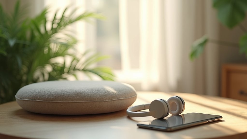 prepare headset for meditation