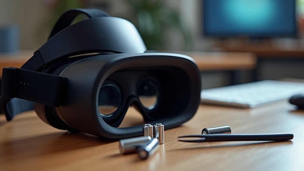 prepare vr headset safely