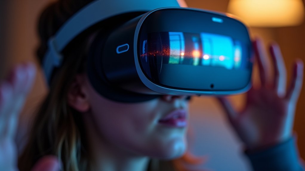 reduced immersion in vr
