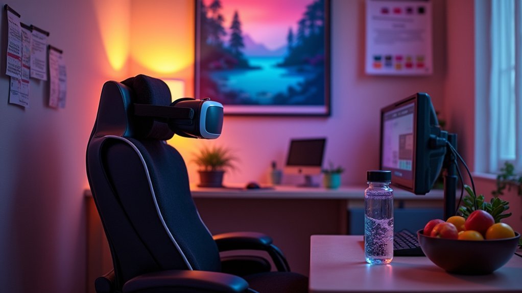 regular breaks prevent cybersickness