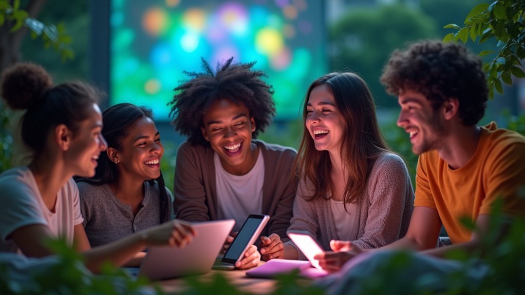 social virtual world connections