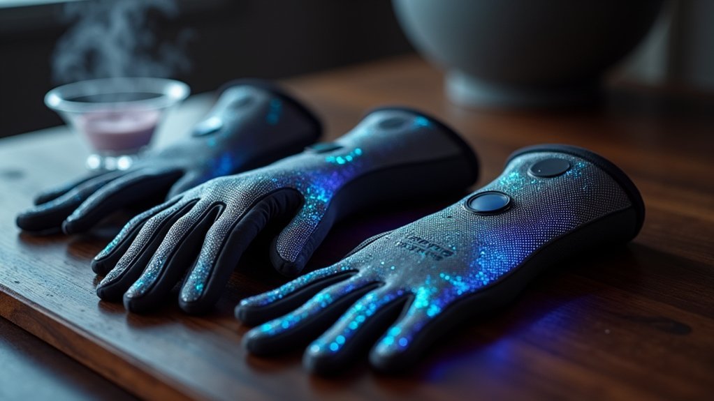 temperature simulating haptic gloves