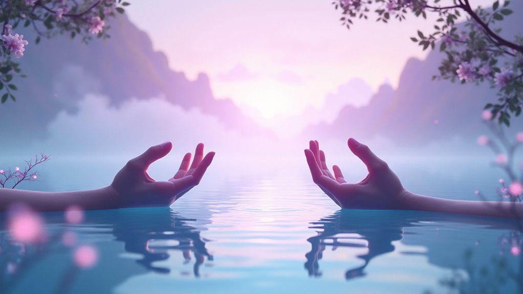 touch free virtual meditation experience