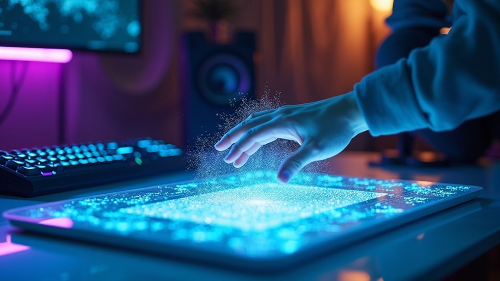 ultrasound generated touch sensations