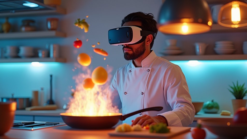 virtual cooking practice safely