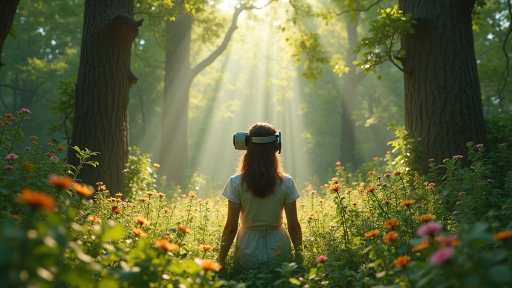 virtual forest relaxation experience
