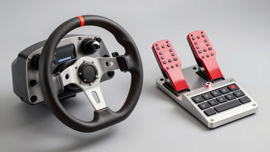 top flight simulator controls